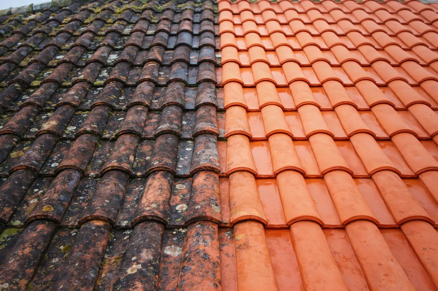 Démoussage de toiture en Wallonie